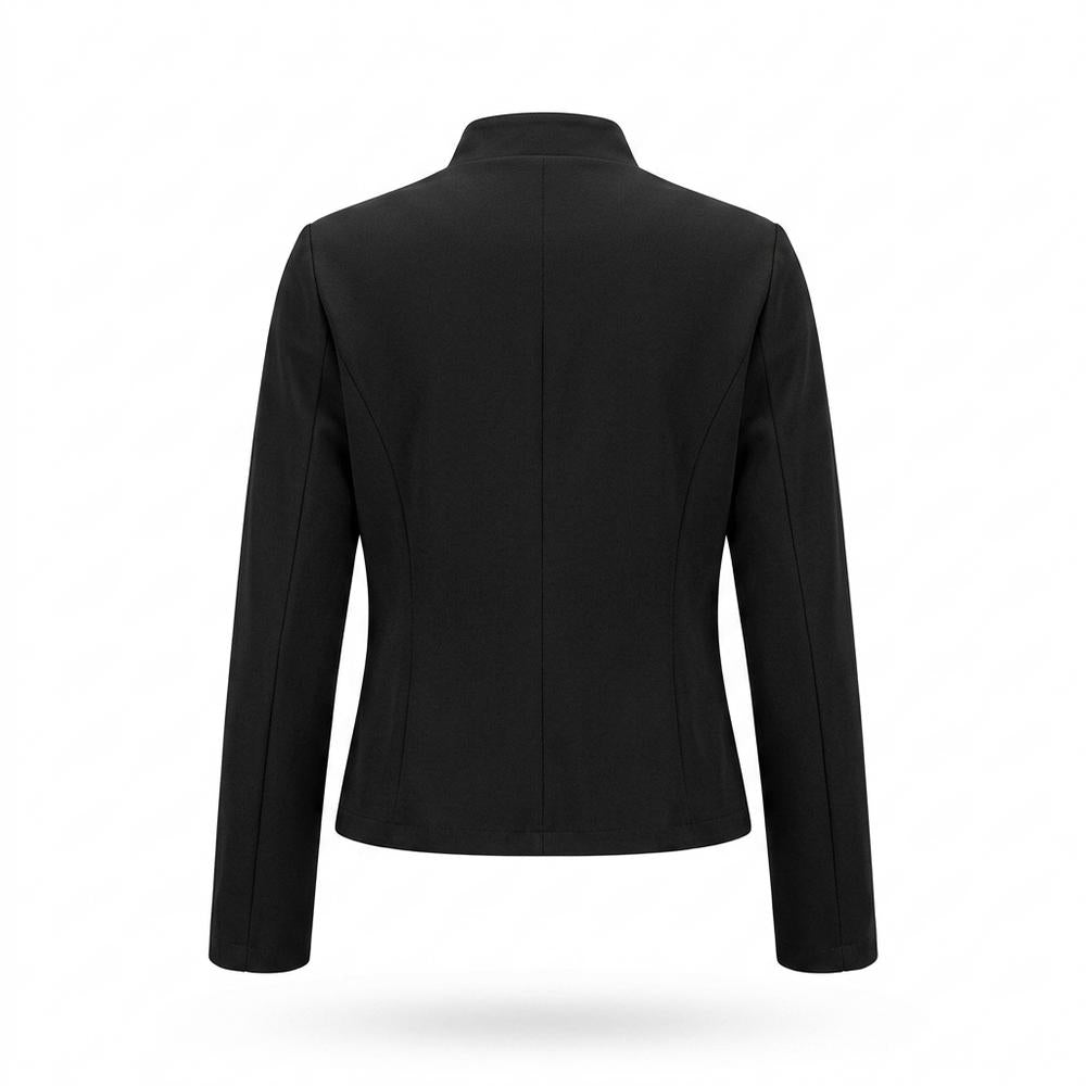 Lederjacken Outlet24 - Lorok | Tailliert Doppelreihig Jacke Damen