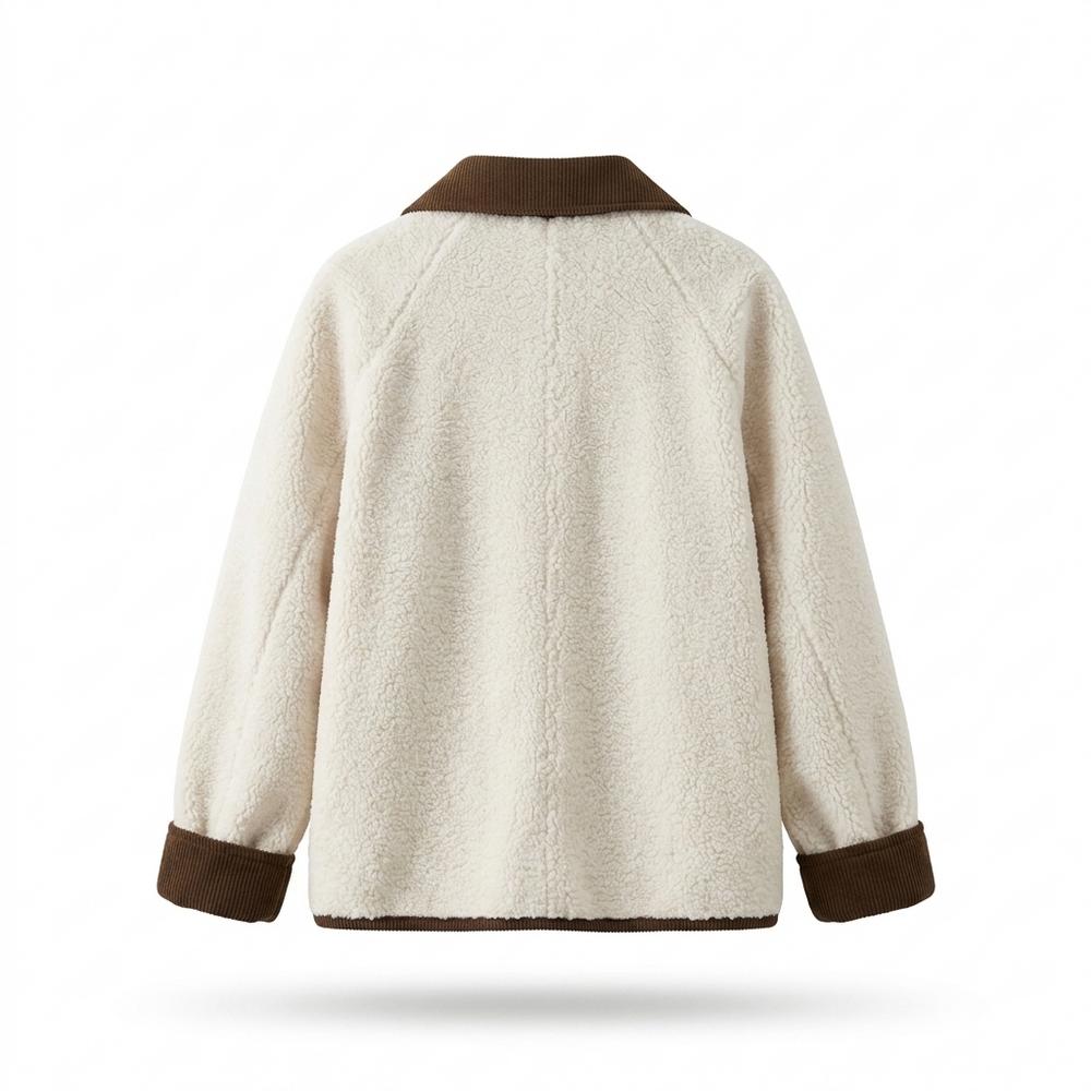 Lederjacken Outlet24 - Eosed | Texturierte Kontrastierende Jacke Damen