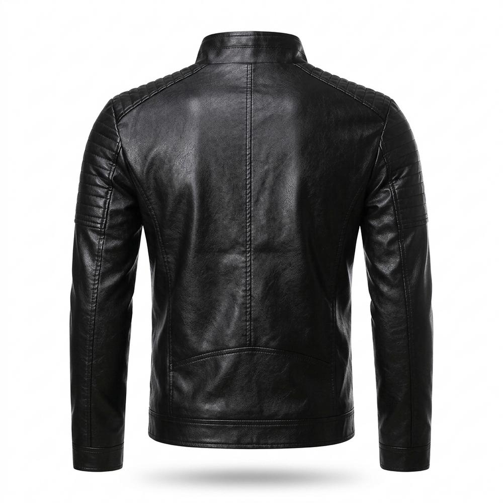 Lederjacken Outlet24 - Liwat | Gesteppt Tailliert Lederjacke Herren