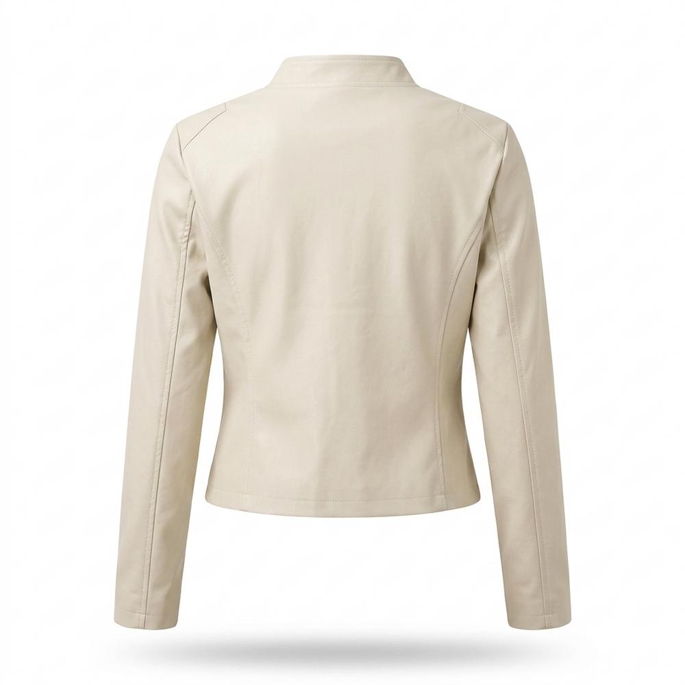 Lederjacken Outlet24 - Dalad | Kurz Doppelreihig Jacke Damen