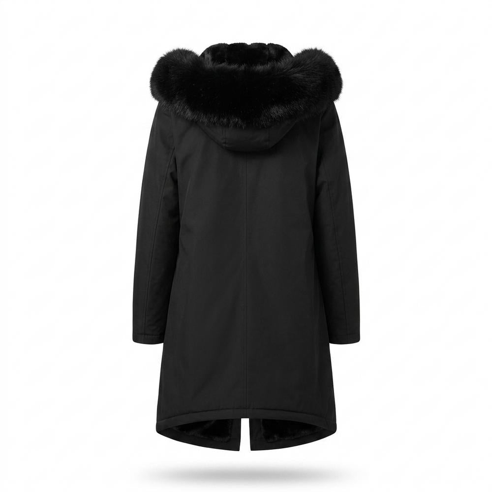 Lederjacken Outlet24 - Lirov | Gefütterter Plüsch Mantel Damen