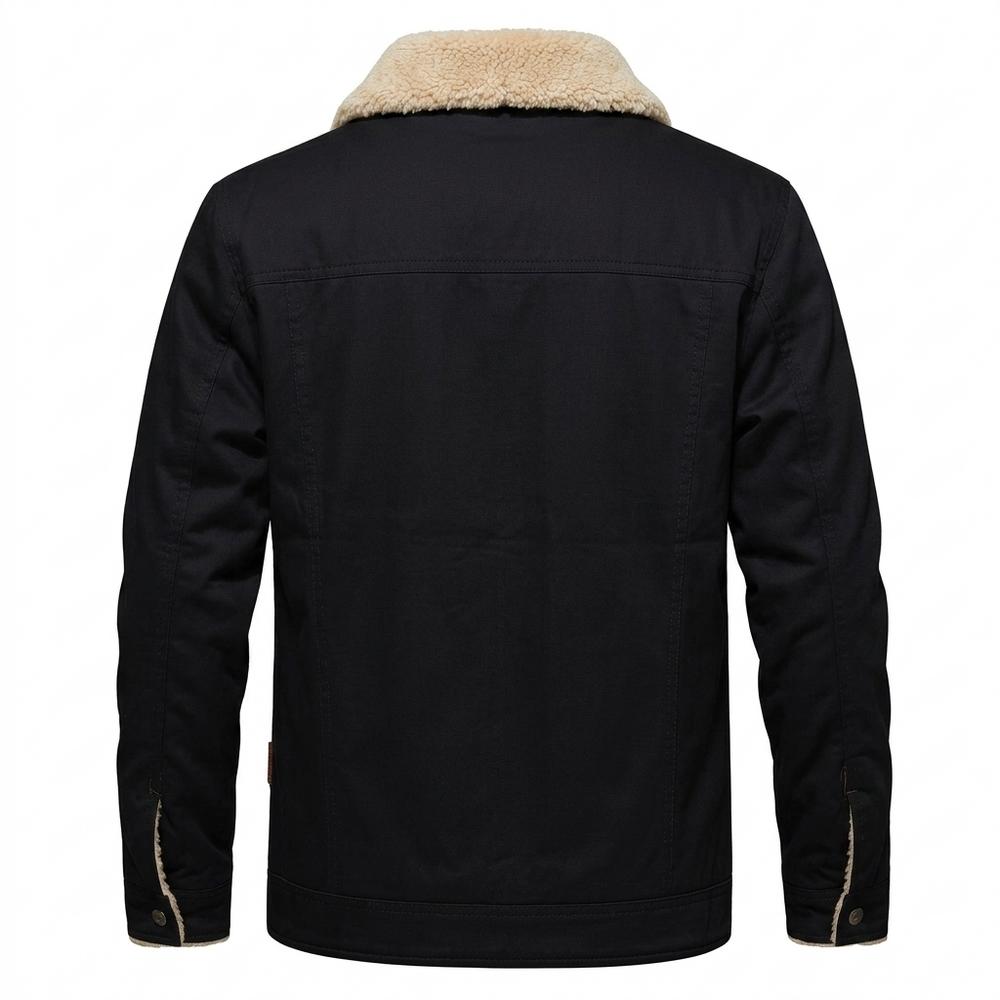Lederjacken Outlet24 - Supas | Gefüttert Langärmelig Jacke Herren