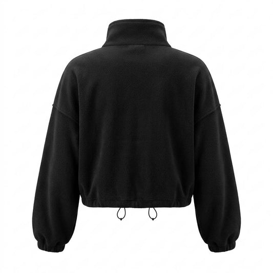 Lederjacken Outlet24 - Eapem | Hochgeschlossen Kurzgeschnitten Jacke Damen