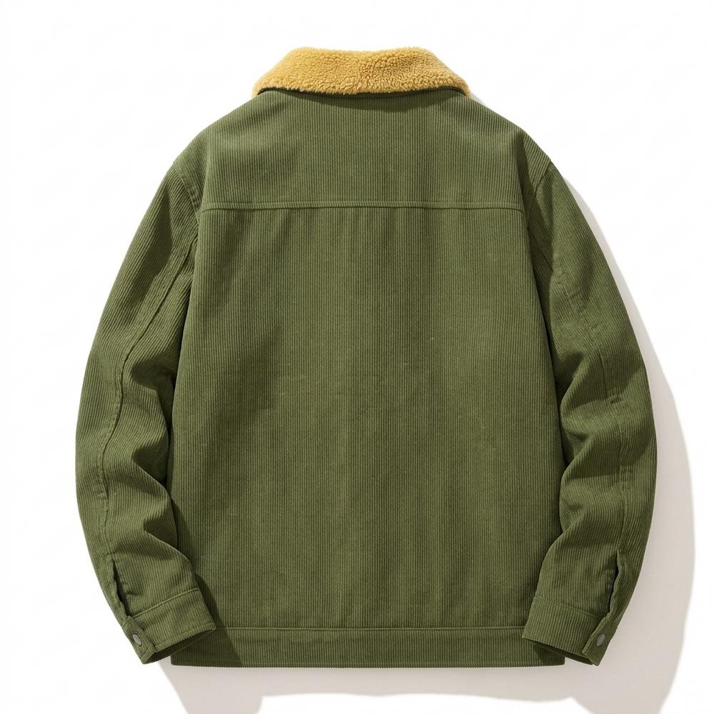 Lederjacken Outlet24 - Nituk | Gefütterte Cord Jacke Herren