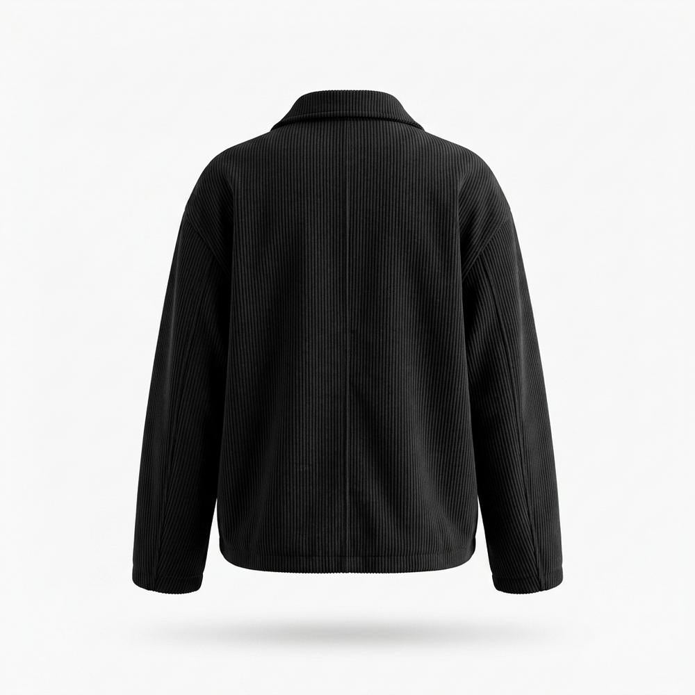 Lederjacken Outlet24 - Sisak | Gerippt Locker Jacke Damen