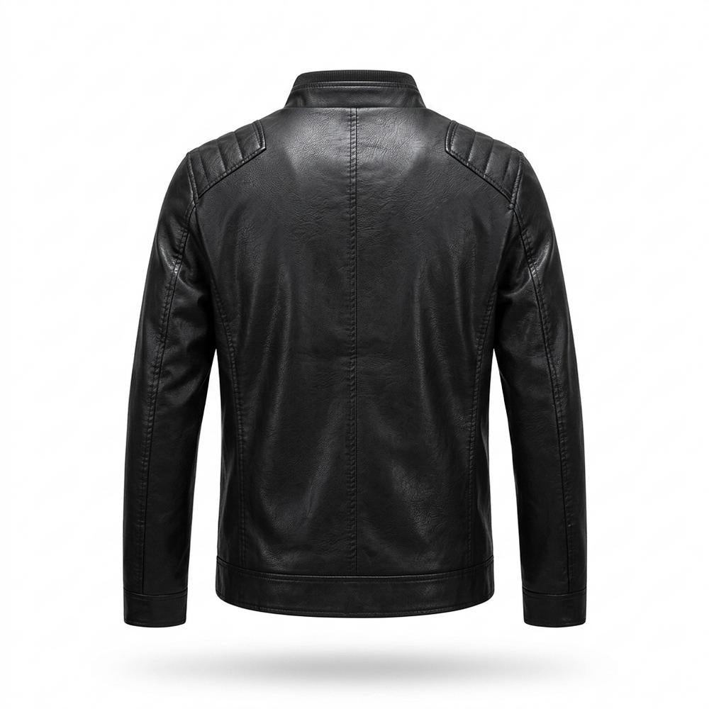 Lederjacken Outlet24 - Aahet | Gesteppte Gefütterte Lederjacke Herren