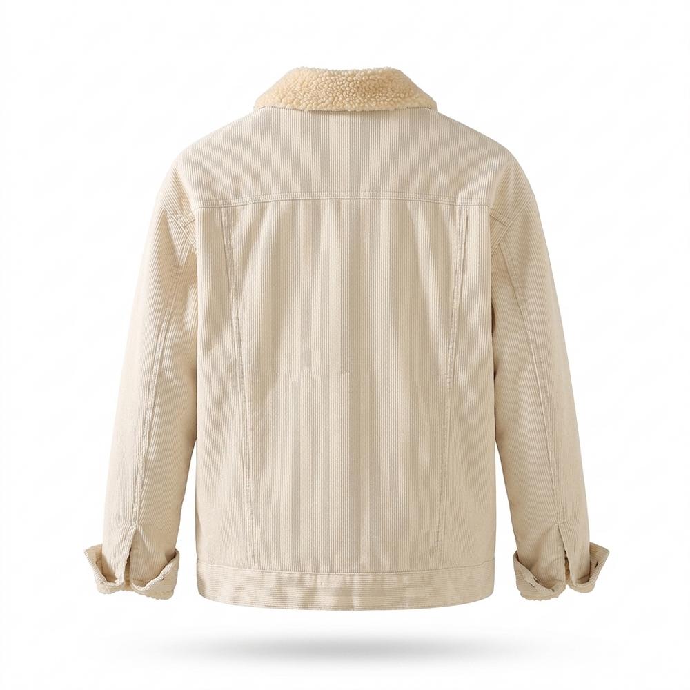 Lederjacken Outlet24 - Daror | Gefütterte Cord Jacke Unisex
