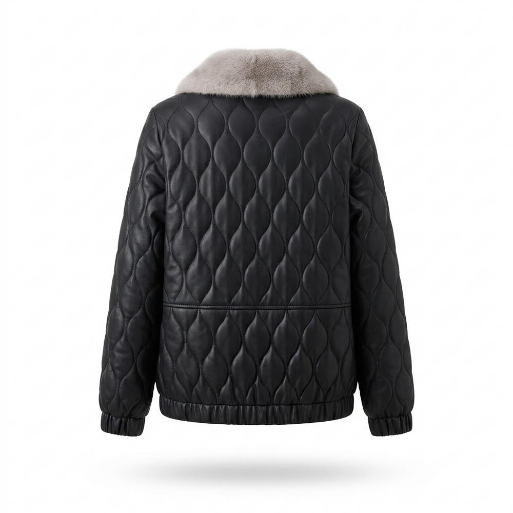 Lederjacken Outlet24 - Mubol | Gesteppt Gefüttert Jacke Damen