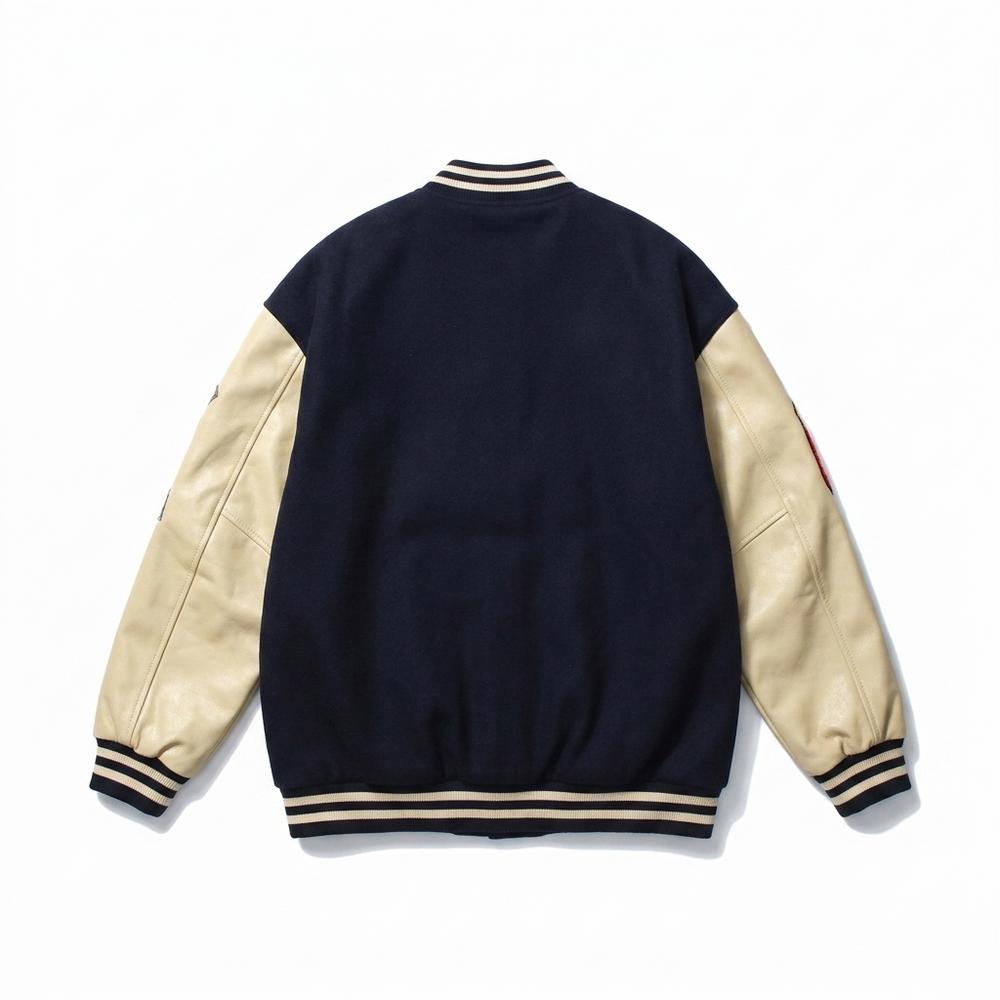 Lederjacken Outlet24 - Kimiv | Bestickt Zweifarbig Jacke Unisex