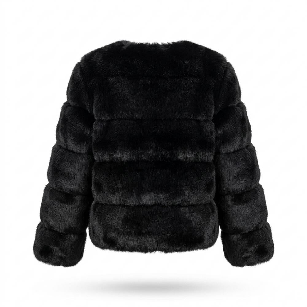 Lederjacken Outlet24 - Nases | Wattiert Kragenlos Jacke Damen