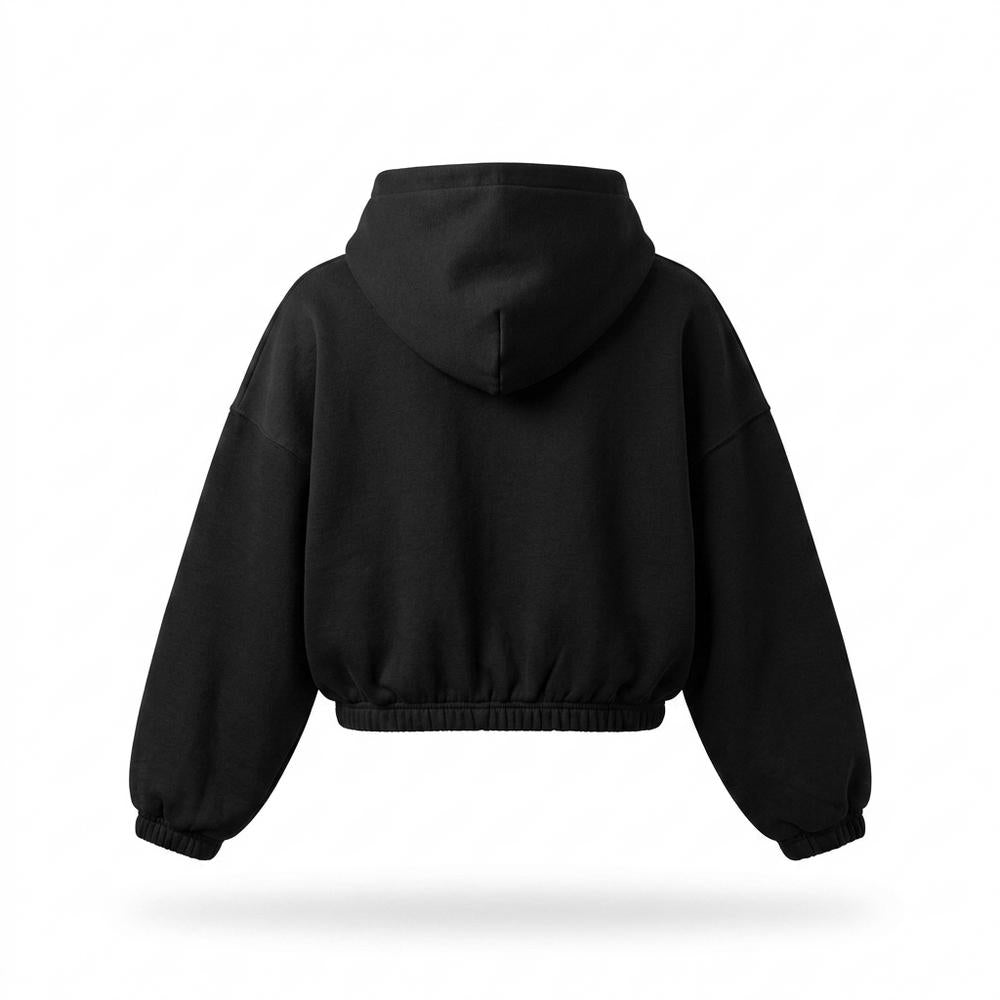 Lederjacken Outlet24 - Depes | Kurz Geschnittene Weitärmelige Jacke Damen
