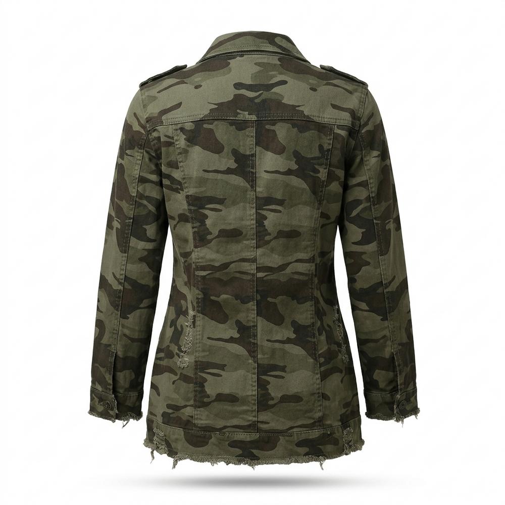 Lederjacken Outlet24 - Zuzis | Gemustert Geknöpft Jacke Damen