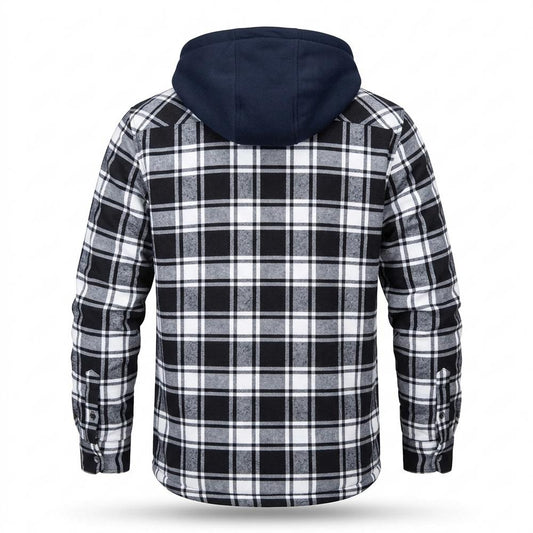 Lederjacken Outlet24 - Aurur | Gefüttert Kariert Jacke Herren