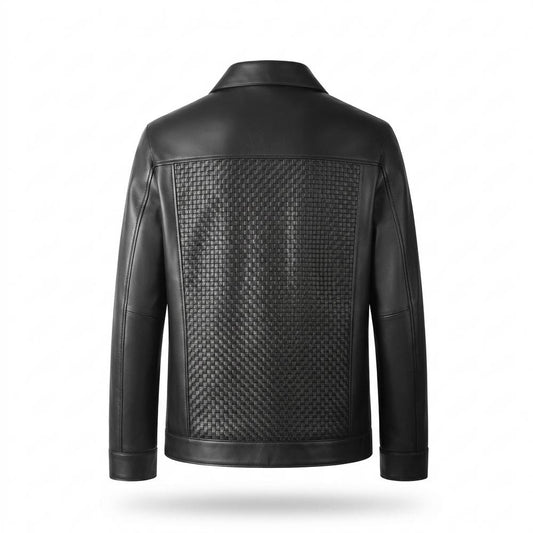 Lederjacken Outlet24 - Corum | Geflochten Gezippt Lederjacke Herren