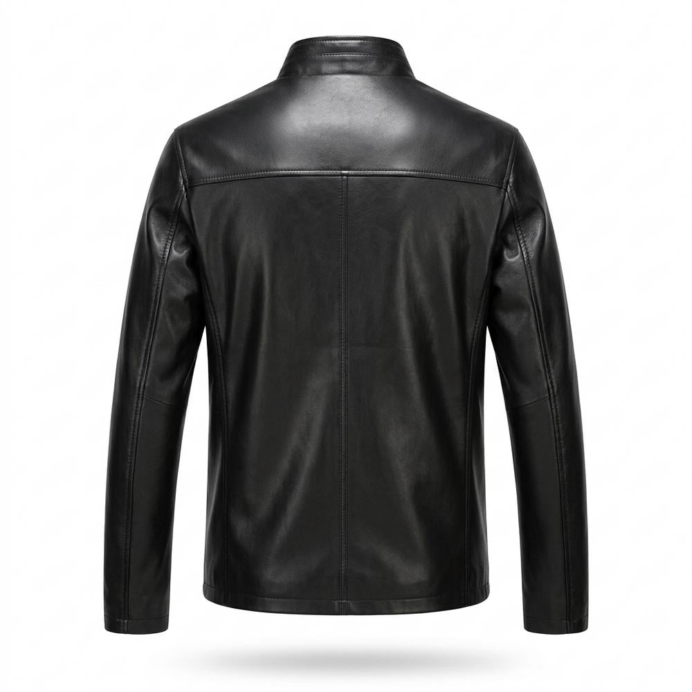 Lederjacken Outlet24 - Vasov | Gefüttert Gesteppt Lederjacke Herren