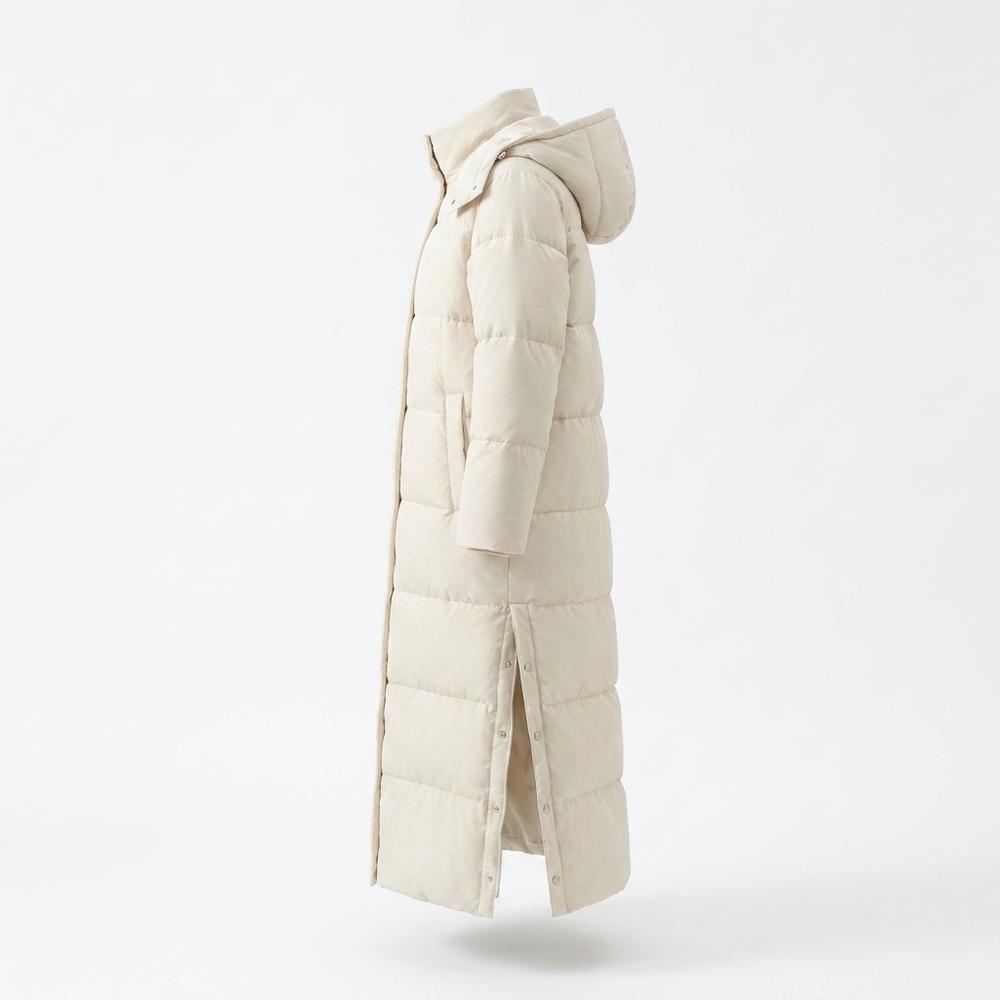 Lederjacken Outlet24 - Aikik | Wattierter Langgeschnittener Mantel Damen
