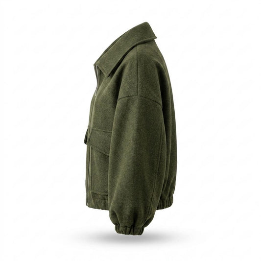 Lederjacken Outlet24 - Yiwol | Reißverschluss Kurz Geschnittene Jacke Damen