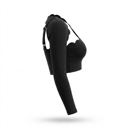 Lederjacken Outlet24 - Zinad | Asymmetrisches Figurbetontes Top Damen