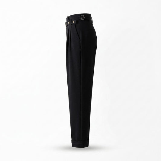 Lederjacken Outlet24 - Yabur | Gegürtete Plissierte Hose Damen