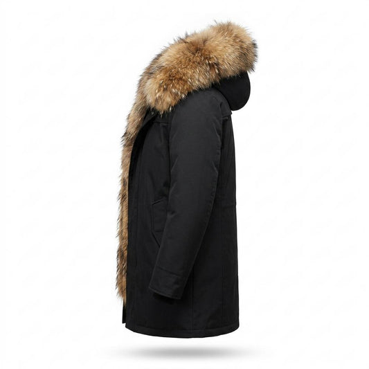Lederjacken Outlet24 - Citir | Warmer Gefütterter Mantel Herren
