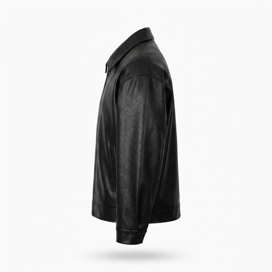 Lederjacken Outlet24 - Dekel | Glatt Weit Lederjacke Herren