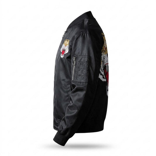 Lederjacken Outlet24 - Yufat | Bestickt Gefüttert Jacke Herren
