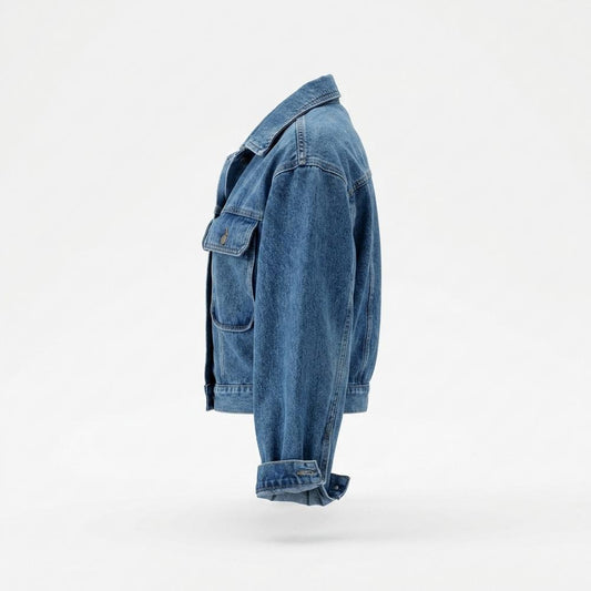 Lederjacken Outlet24 - Audat | Verkürzte Weite Jacke Damen