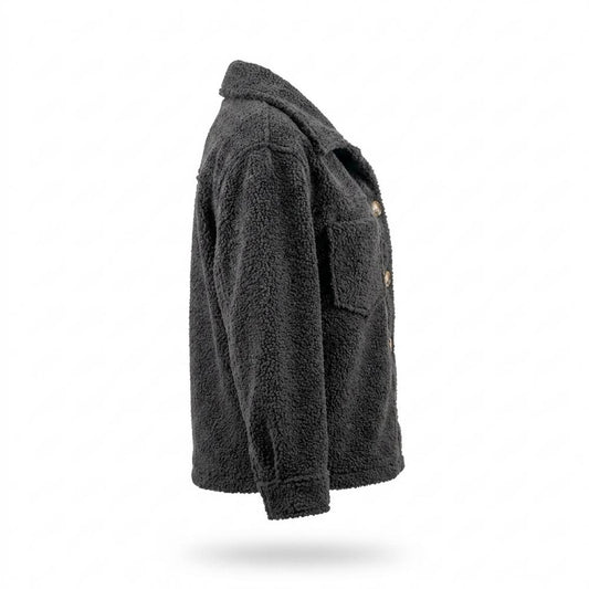 Lederjacken Outlet24 - Sepir | Strukturiert Geknöpft Jacke Damen