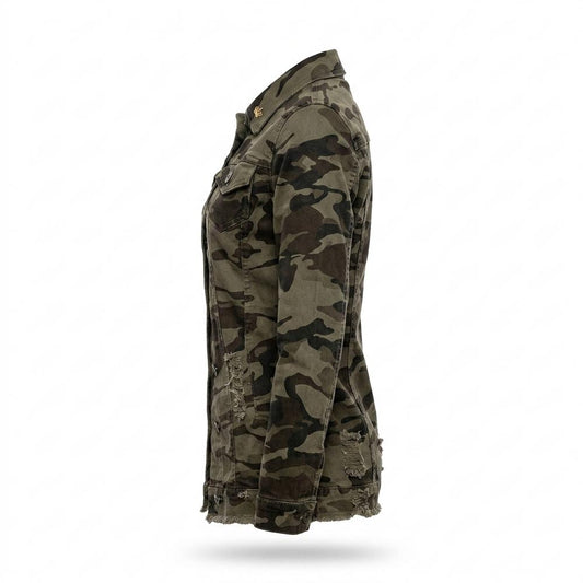 Lederjacken Outlet24 - Zuzis | Gemustert Geknöpft Jacke Damen