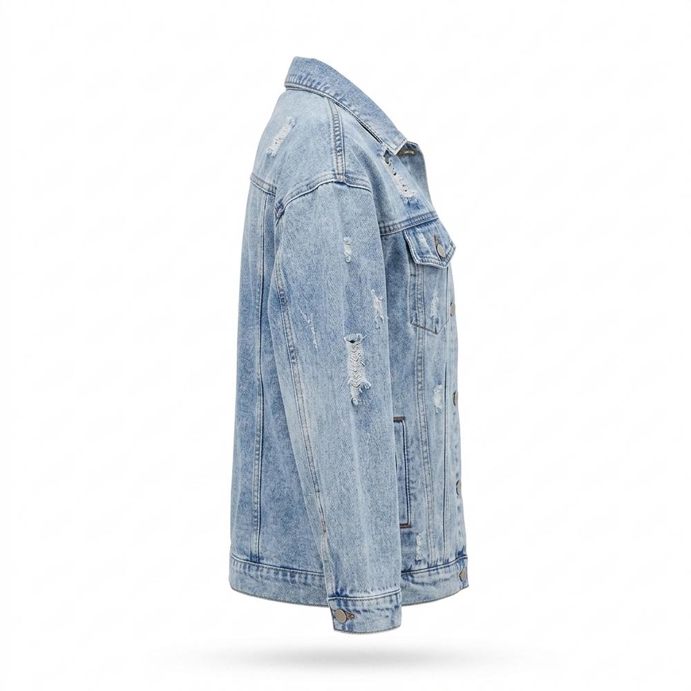 Lederjacken Outlet24 - Aopas | Used-Look Oversize Jacke Damen