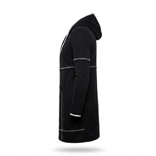 Lederjacken Outlet24 - Eozir | Langgeschnittener Kontrastfarbener Cardigan Herren