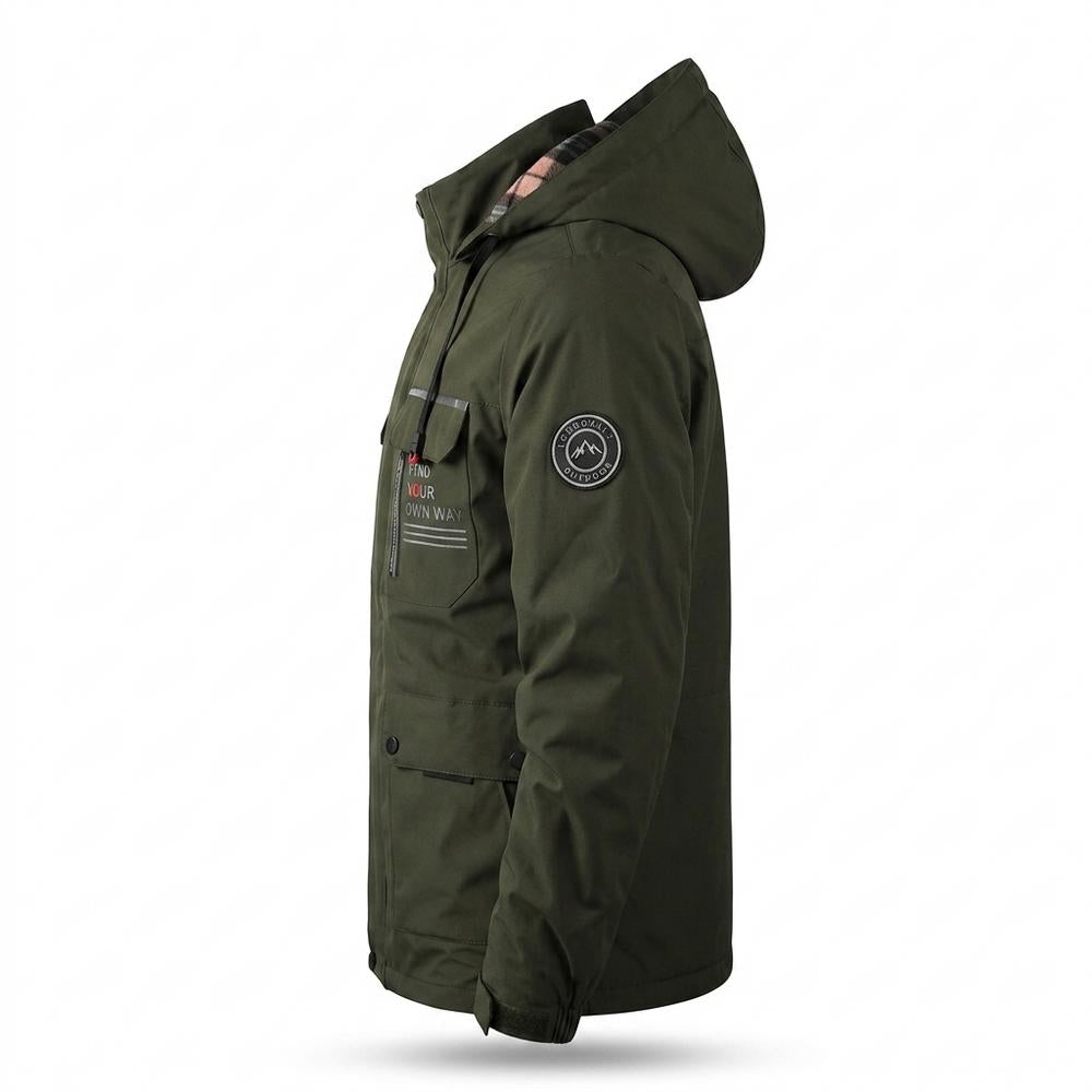 Lederjacken Outlet24 - Mikod | Gefüttert Funktional Jacke Herren