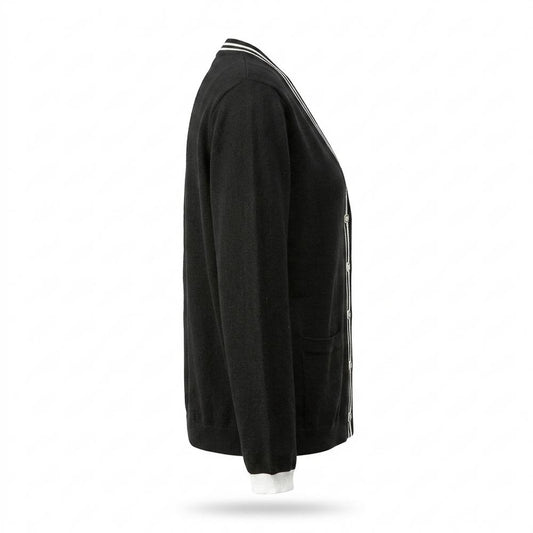 Lederjacken Outlet24 - Cavan | Bestickter Gestreifter Cardigan Damen