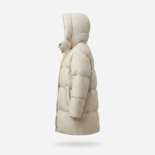 Lederjacken Outlet24 - Vezur | Wattierter Knielanger Mantel Damen