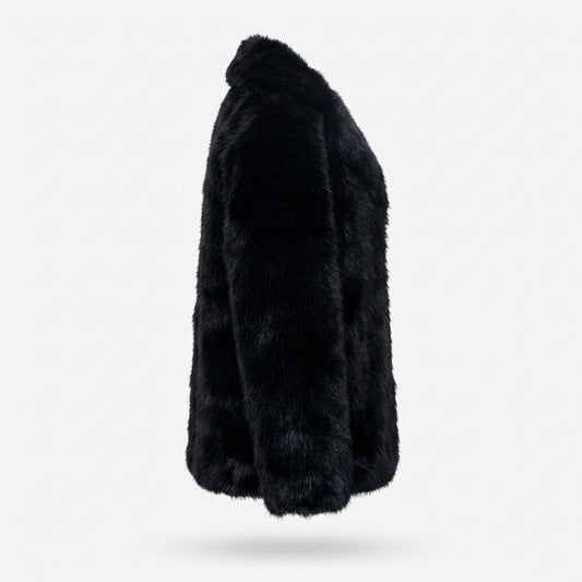 Lederjacken Outlet24 - Zosud | Plüschiger Gefütterter Mantel Damen