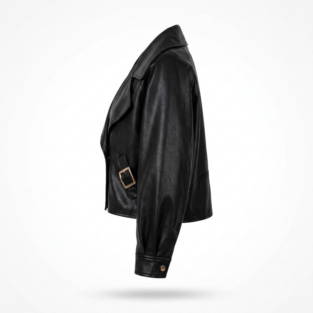 Lederjacken Outlet24 - Mihin | Locker Geschnittene Lederjacke Damen