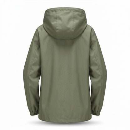 Lederjacken Outlet24 - Vapad | Kapuzen Geknöpft Jacke Damen