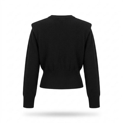 Lederjacken Outlet24 - Nikom | Strukturiert Tailliert Cardigan Damen