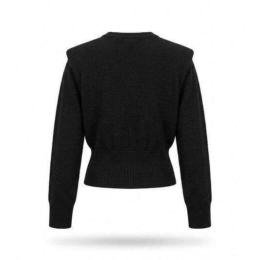 Lederjacken Outlet24 - Nikom | Strukturiert Tailliert Cardigan Damen
