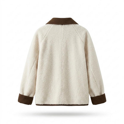 Lederjacken Outlet24 - Eosed | Texturierte Kontrastierende Jacke Damen