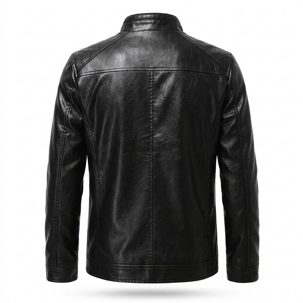 Lederjacken Outlet24 - Valim | Gesteppte Taillierte Lederjacke Herren