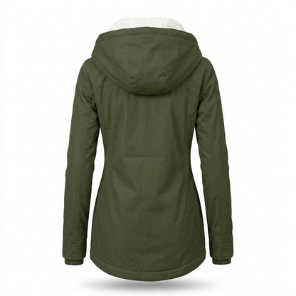 Lederjacken Outlet24 - Dovor | Gefüttert Tailliert Jacke Damen