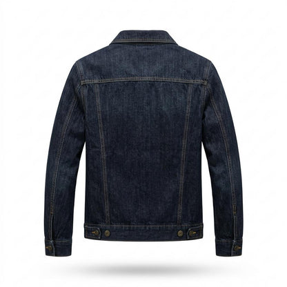Lederjacken Outlet24 - Romem | Geknöpft Denim Jacke Unisex