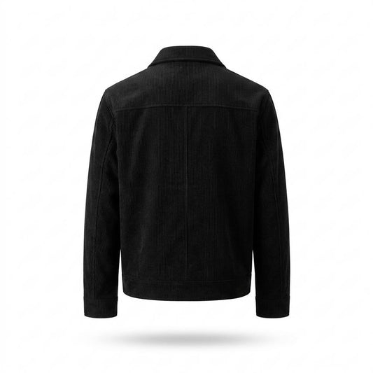 Lederjacken Outlet24 - Zoris | Gerippt Kurz Jacke Herren