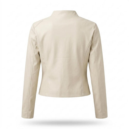 Lederjacken Outlet24 - Dalad | Kurz Doppelreihig Jacke Damen