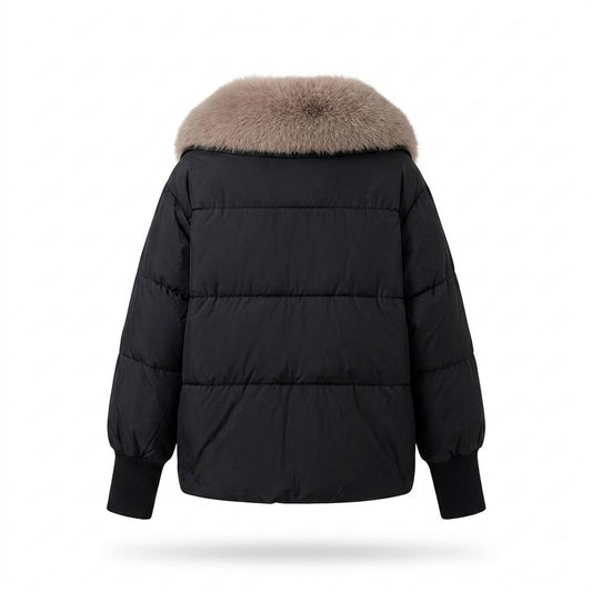 Lederjacken Outlet24 - Zinok | Gefüttert Pelzbesetzt Jacke Damen