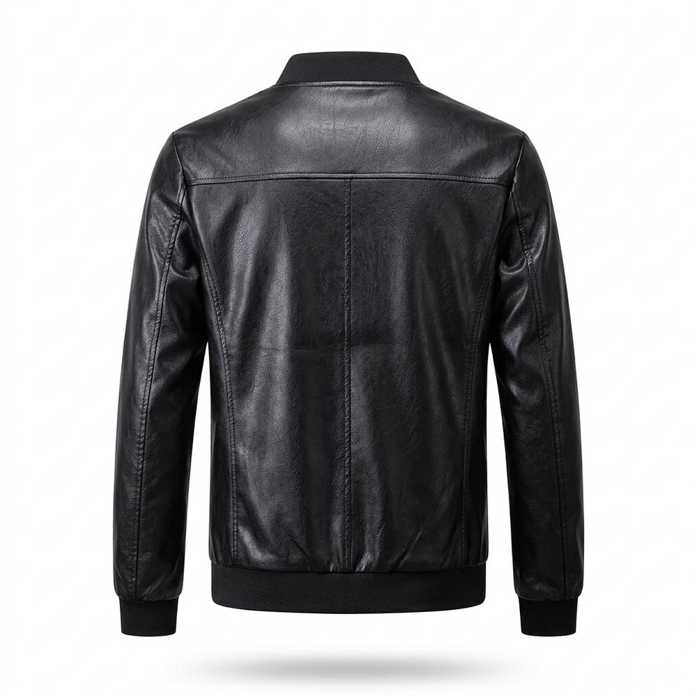 Lederjacken Outlet24 - Nulul | Gerippt Genarbt Lederjacke Herren