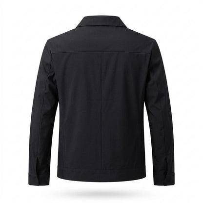 Lederjacken Outlet24 - Kanen | Hemdkragen Gefütterte Jacke Herren