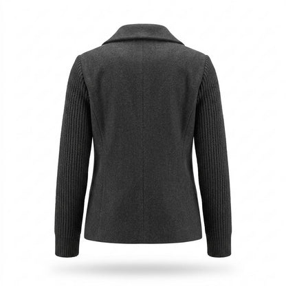 Lederjacken Outlet24 - Yemir | Doppelreihige Kombinierte Jacke Damen