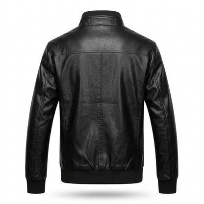 Lederjacken Outlet24 - Yovil | Gesteppte Gefütterte Lederjacke Herren